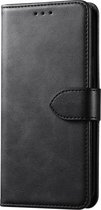 iPhone 12 Pro Max Bookcase Hoesje - Leer - Book Case - Wallet - Flip Cover - Mat - Apple iPhone 12 Pro Max - Zwart