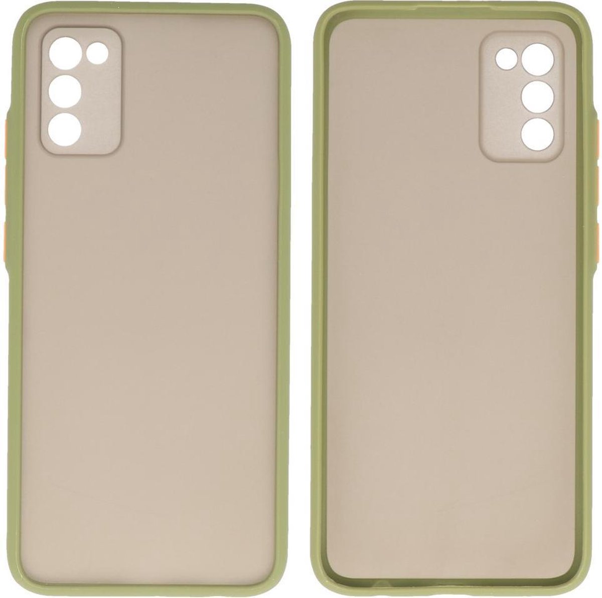 Samsung Galaxy A02S Hoesje - Back Cover Telefoonhoesje - Groen