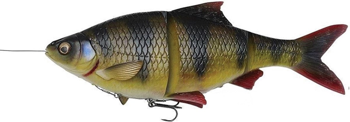 Savage Gear 4D Line Thru Roach - Slow Sink - Perch - 18cm - 80g - Rood