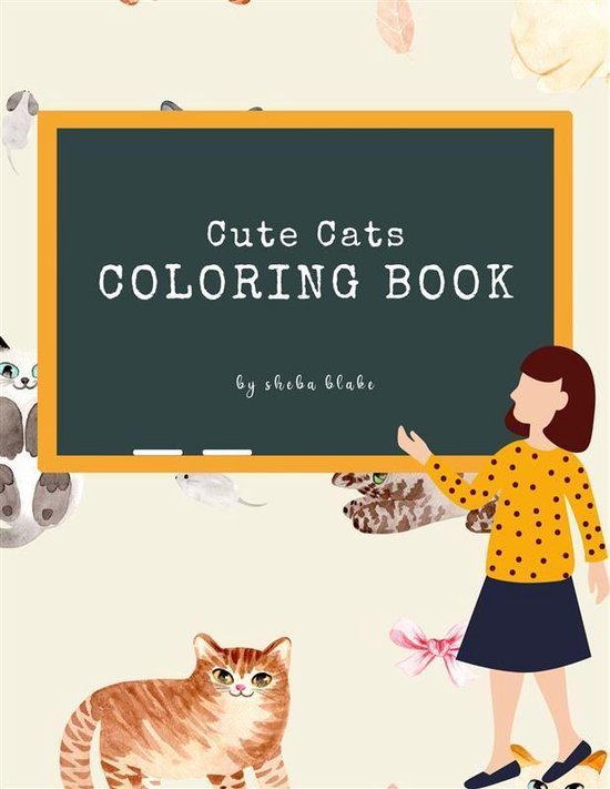 Cute Cats and Kittens Coloring Book for Kids Ages 3+ (Printa ... - cover