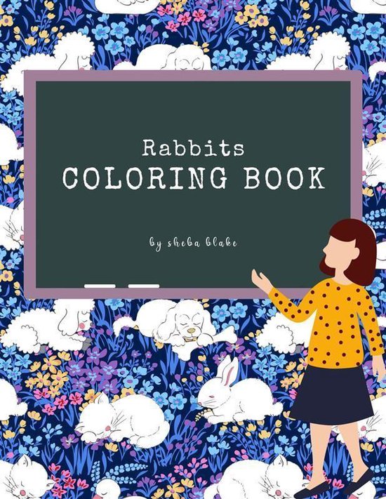 Rabbits Coloring Book for Kids Ages 3+ (Printable Version) - cover