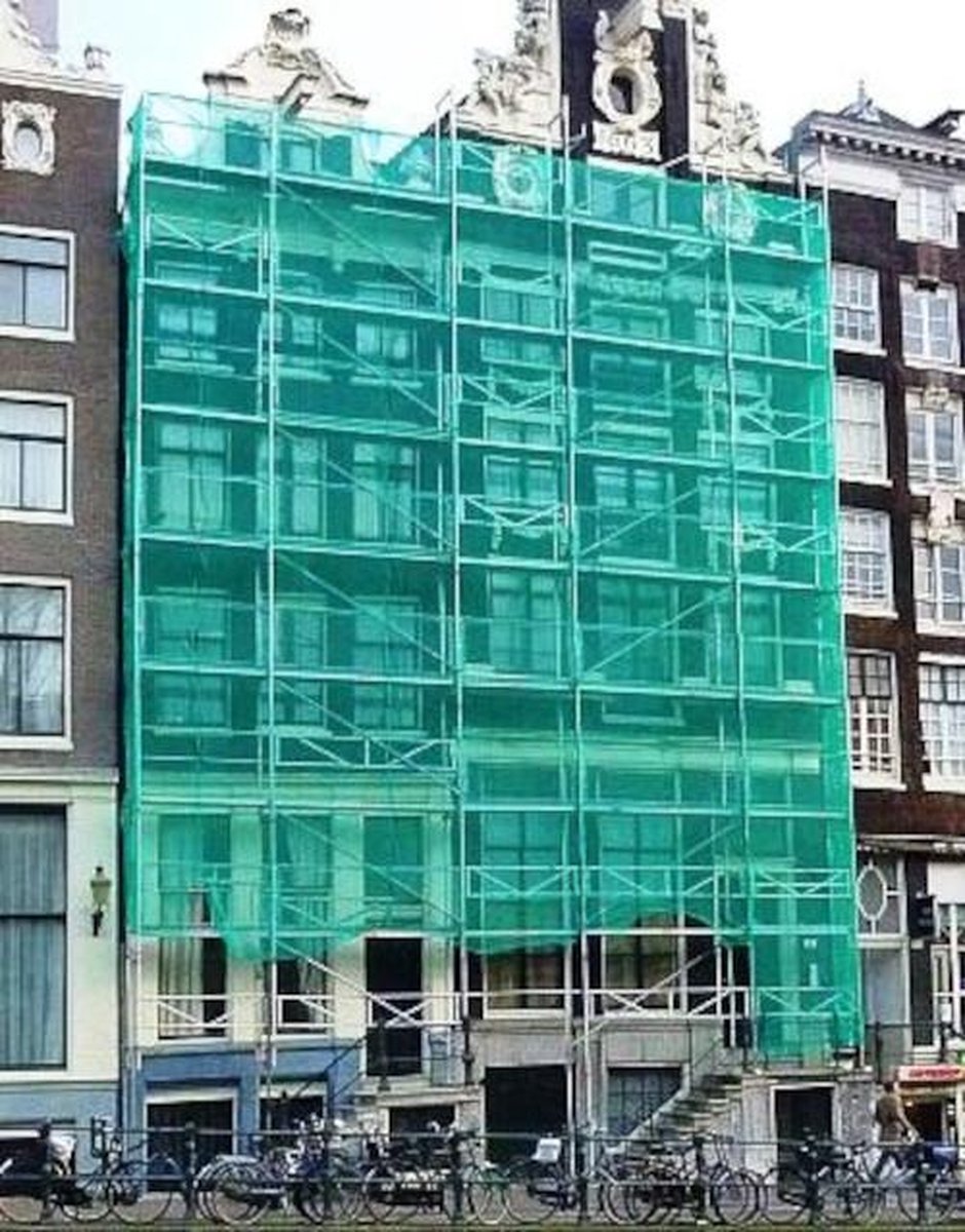 Steigerdoek - 2,57 x 50 - Groen - 75 gr/m² - Steigernet
