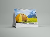 Cadeautip! Kampeer Bureau-verjaardagskalender | Kampeer bureaukalender |Bureaukalender 20x12.5 cm
