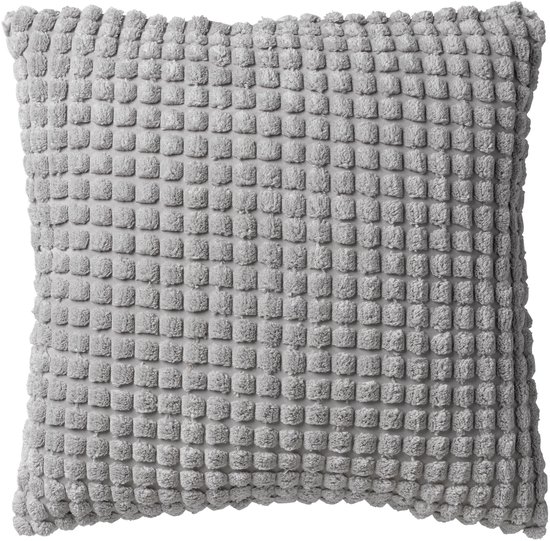 Dutch Decor ROME - Coussin decoratif 45x45 cm - Micro Chip - Gris