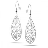 Boucles d'oreilles Twice As Nice en acier inoxydable, fleurs