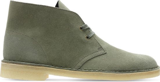 Clarks - Heren schoenen - Desert Boot - G - light olive sde - maat 10,5 |  bol.com