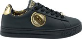Versace Jeans Court 88 Dis Sk6 Lage sneakers - Leren Sneaker - Dames - Zwart - Maat 40