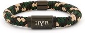 HYR Bracelets - The Huey Black - Armband - Touw - 18cm