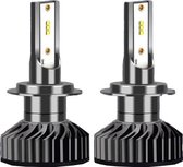 H1 LED lamp (set 2 stuks) 16000 Lumen 6500k Helder Wit / HB2 / 9003 incl CANbus EMC CHip | Super-bright Wit 90 Watt Motor / Auto / Scooter / Dimlicht / Grootlicht / Autolamp / Auto