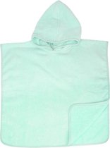 The One Towelling Velours Baby Poncho 55x55cm-Mint