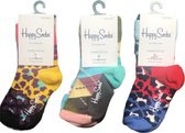 Happy Socks 6-pack Kindersokken 0-12 jaar Maat Eur 15-18