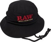 Rolling papers x raw bucket hat black large