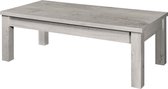 WOONENZO Adita - Salontafel - rechthoekige salontafels - landelijk- klassiek-grijze salontafel - houten salontafel