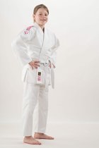 Nihon Judopak Rei Meisjes Wit/roze Maat 170