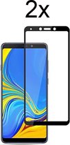 Samsung A9 2018 Screenprotector - Beschermglas Samsung galaxy A9 2018 Screen Protector Glas - Full cover - 2 stuks