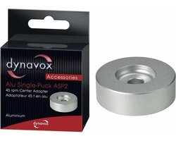 Dynavox 45 single toeren adapter aluminium ASP2