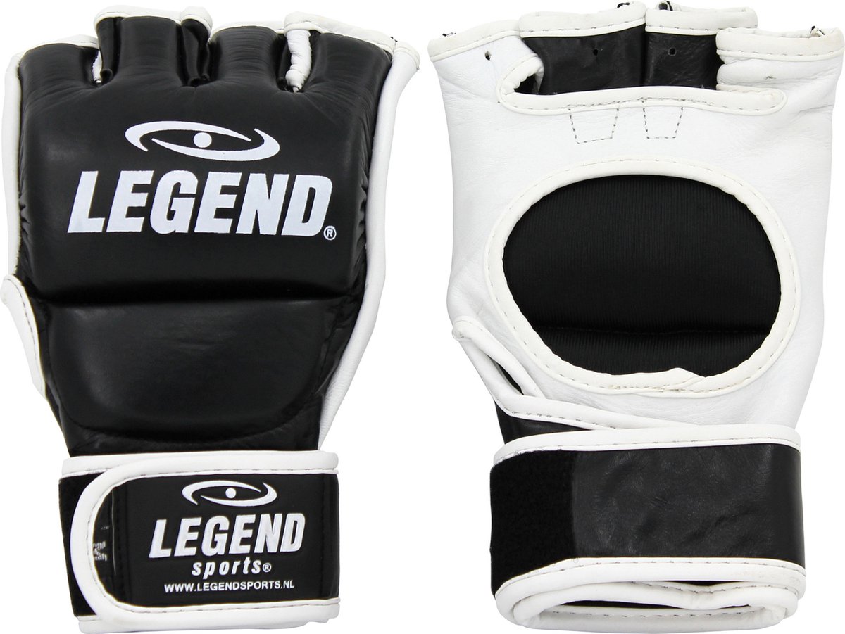 Legend Sports Mma-handschoenen Pro Line Zwart/wit Maat L