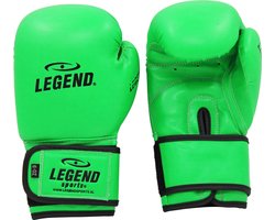 foto van Legend Sports Bokshandschoenen Junior Neon Groen Maat 6oz
