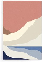 Walljar - Desert Mountains - Muurdecoratie - Poster