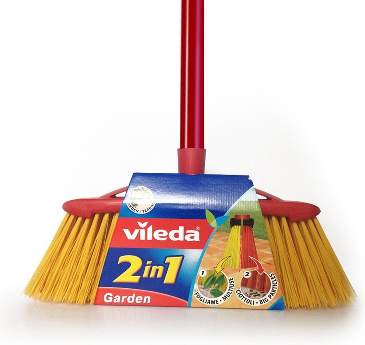 Goedkoopste Vileda Brush Outdoor Broom 2in1 Garden Stick