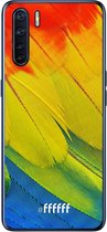 6F hoesje - geschikt voor OPPO A91 -  Transparant TPU Case - Macaw Hues #ffffff