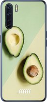 6F hoesje - geschikt voor OPPO A91 -  Transparant TPU Case - Avocado Aficionado #ffffff