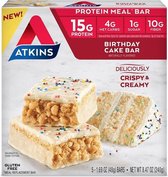 Atkins | Protein Bar | Birthday Cake | 5 x 48g | Snel afvallen zonder poespas!