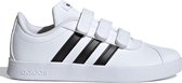 Witte Velcrosneakers adidas Maat 34 VLO Court 2.0