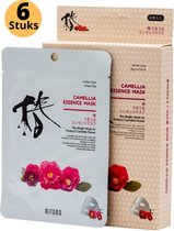 Mitomo Camellia Flower Gezichtsmasker - Gezichtsmasker Verzorging - Face Mask Beauty - Face Mask Japans - Gezichtsverzorging Dames - Japanse Gezichtsmaskers - Rituals Skincare Shee