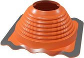 Silicone dakdoorvoer 0-45° ø 171-343mm tot 250°C rood