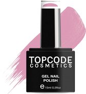 Roze Gellak van TOPCODE Cosmetics - Lady Pink - TCKE108 - 15 ml - Gel nagellak Nagellak Roze gellac