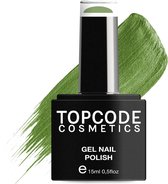 Groene Gellak van TOPCODE Cosmetics - Highland Green - TCGR23 - 15 ml - Gel nagellak Groen gellac