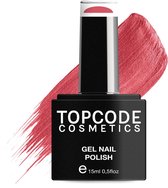 Gellak van TOPCODE Cosmetics - Pure Coral - TCKE18 - 15 ml - Gel nagellak