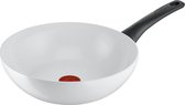 Bol.com Tefal Ceramic Control wokpan - Ø 28 cm - Wit aanbieding