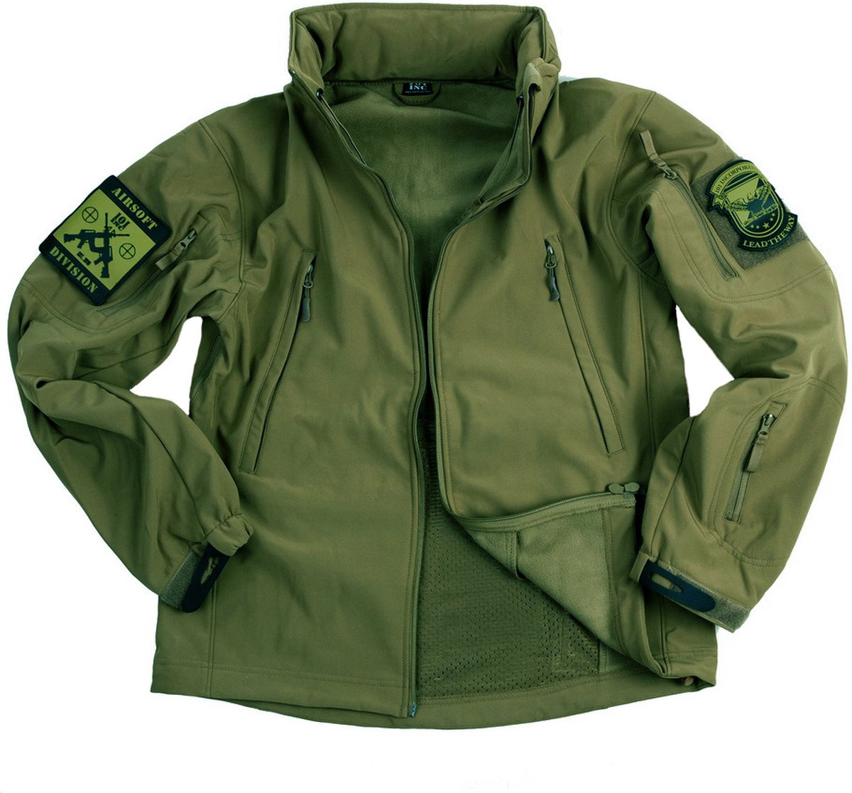 101inc Softshell Jacket Tactical Groen