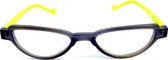 Leesbril - Aptica Couture Winston Grijs met Geel - Sterkte +2.00 - Acetate Frame