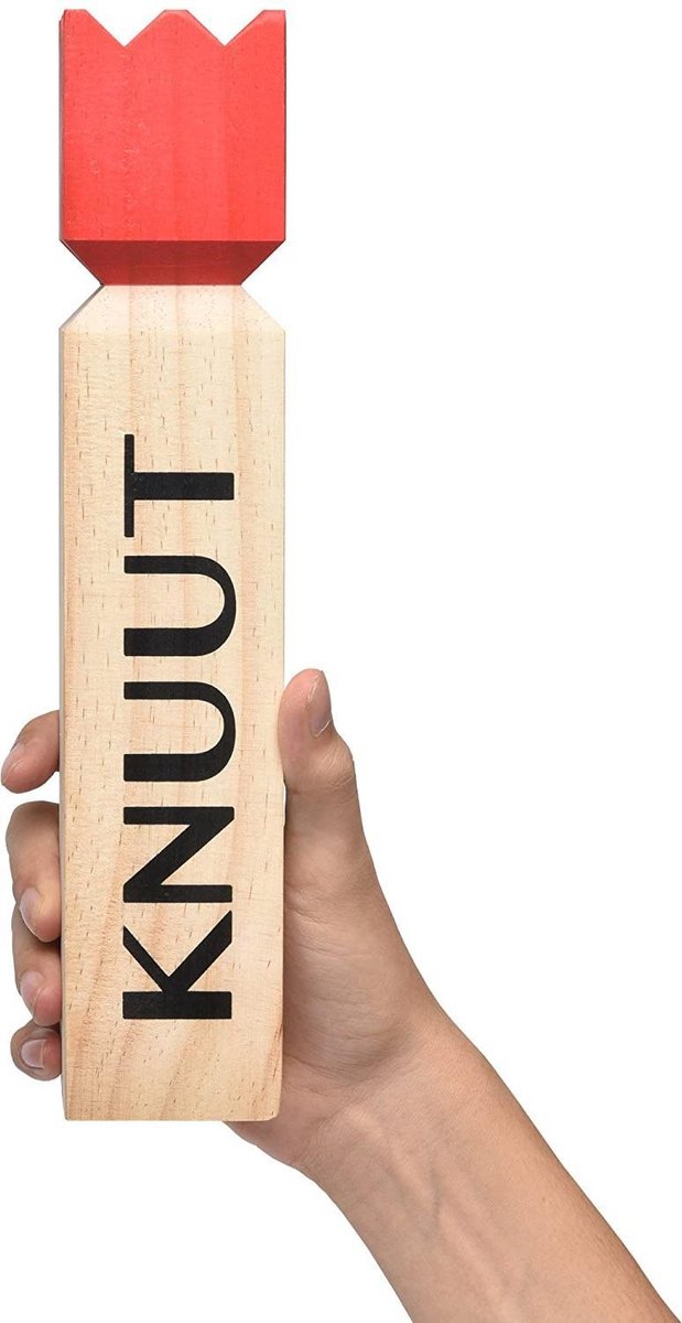 Toyfel XXL Zweeds Kubb Spel Knuut – Werpspel Buitenspel Houten Spel voor Kinderen en Volwassenen – FSC® Beukenhout — afbeelding 6