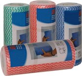 Maus huishouddoekjes op rol 4 x 50 stuks - 200 schoonmaakdoekjes - mix kleuren