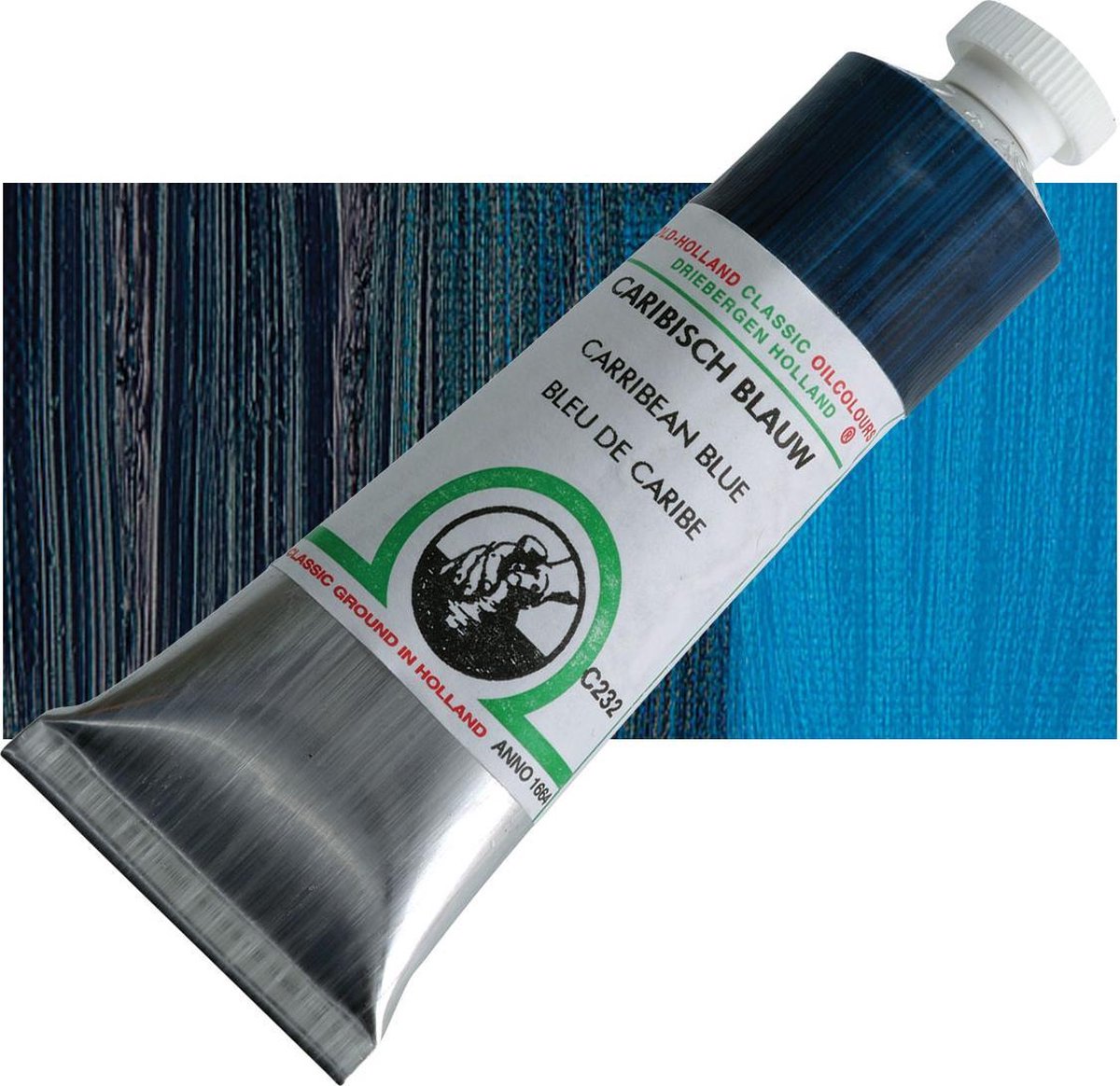 Old Holland Hoge Kwaliteit Olieverf 40 ml - Caribisch Blauw (C232)