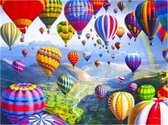 Diamond Painting Set - Luchtballonnen - 36x46cm