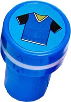 Lg-imports Stempel Voetbaltroffee Junior 4 X 2,5 Cm Blauw