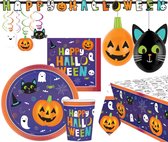 Amscan Feestset Halloween Papier/latex Paars/oranje 42-delig