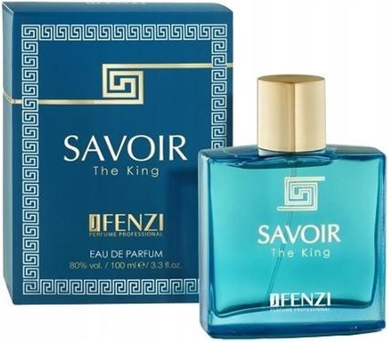 Aromatische, Fougere merkgeur voor heren - JFenzi - Eau de parfum - Savoir The King - 100ml - 80% ✮✮✮✮✮ - Cadeau Tip !