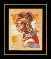 Lanarte Telpakket  borduurpakket African woman  PN-0008009