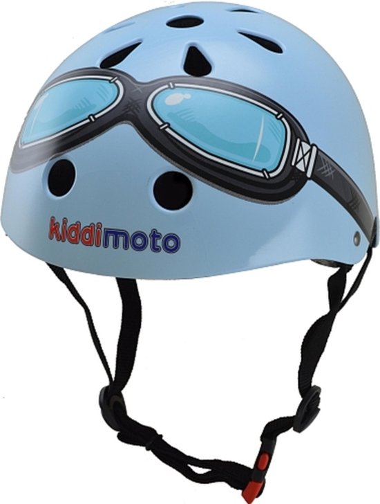 Kiddimoto helm Blue Goggle Small | bol.com