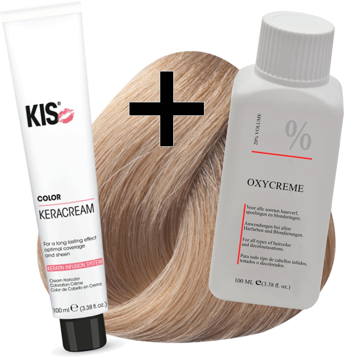 KIS haarverfset - 9B Zeer licht beige - haarverf & waterstofperoxide