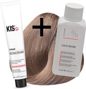 Teinture pour Cheveux - 4N Brun Moyen | KIS - NL Haarverf - 4N Middelbruin | KIS