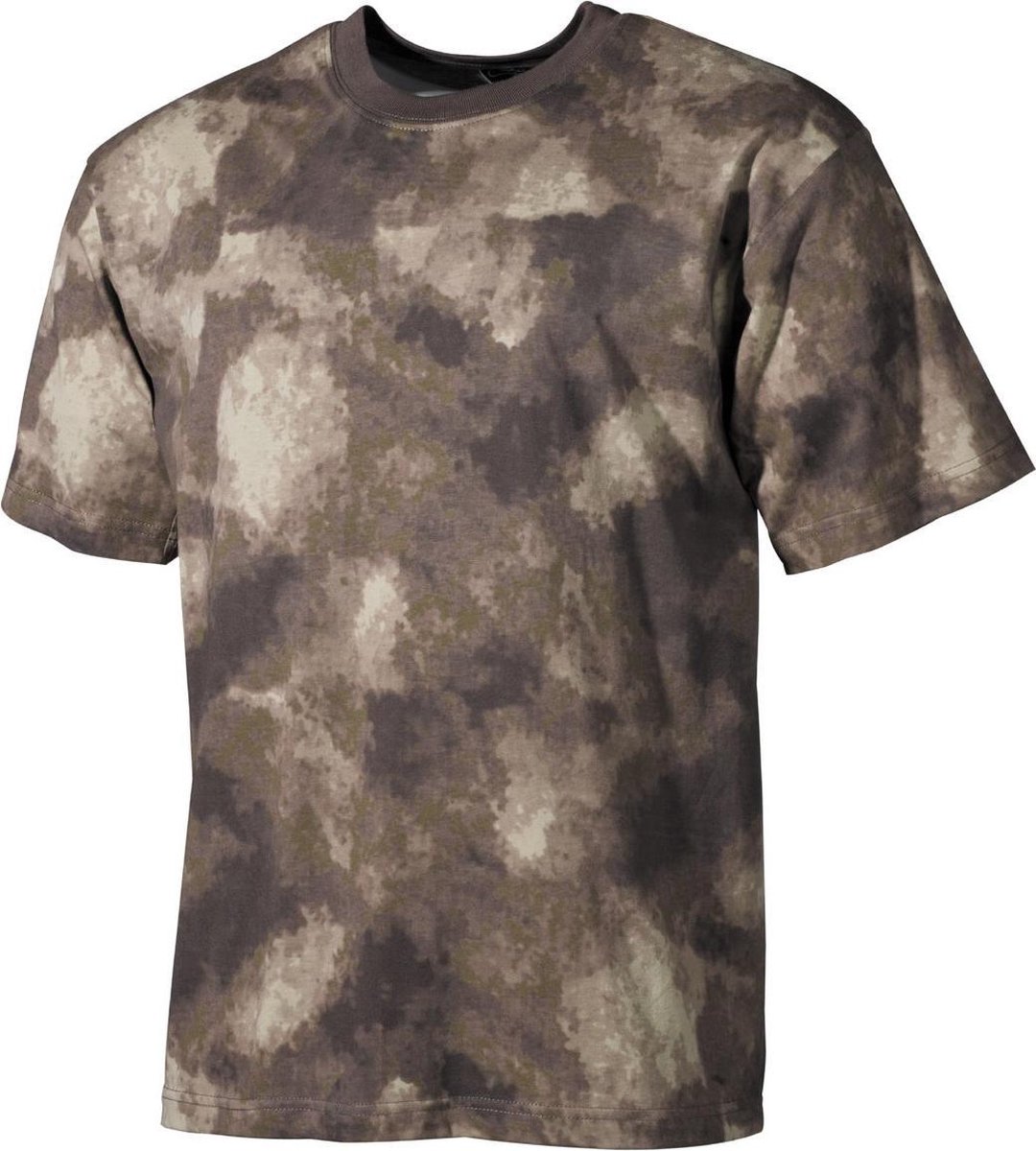MFH US T-Shirt - korte mouw - HDT camo - 170 g/m² - MAAT M