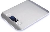 Digitale Precisie Keukenweegschaal - Tot 10.000 gram (10kg) - Weegschaal - RVS - Inclusief Batterijen