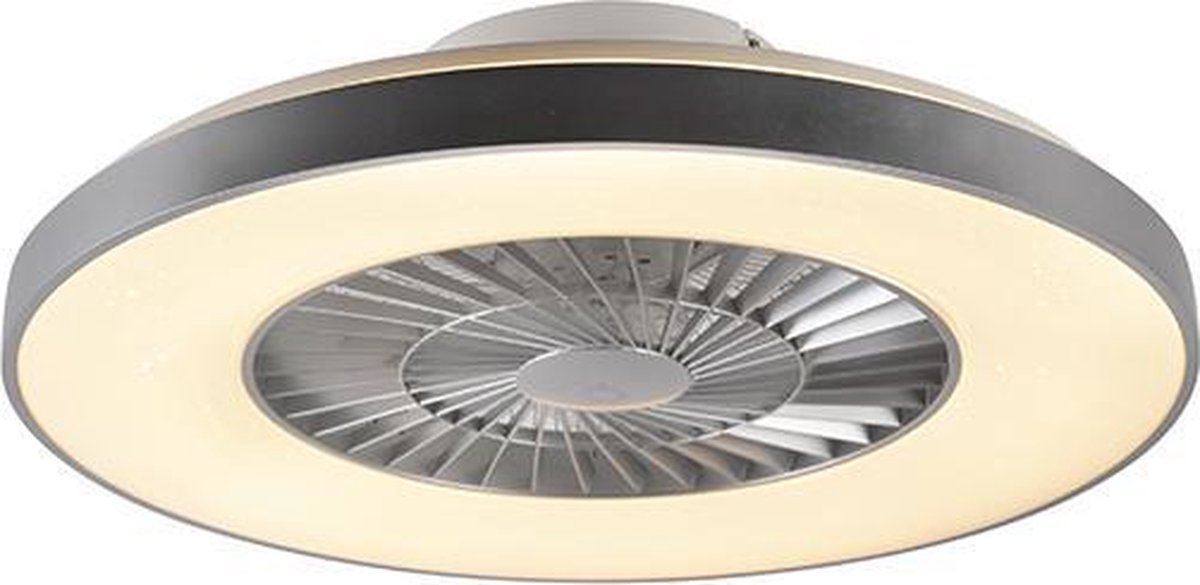 QAZQA climo - Design LED Dimbare Plafondventilator met lamp met Dimmer - 1  lichts - Ø... | bol.com